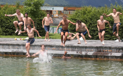 Сборы в Австрии: 17 июля, утренняя тренировка