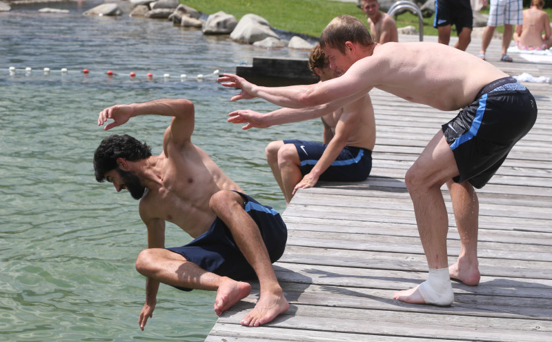 Сборы в Австрии: 17 июля, утренняя тренировка