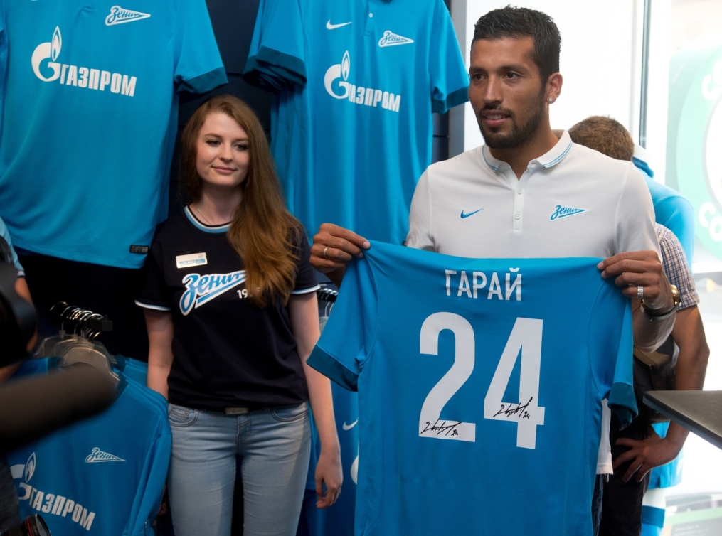 Презентация Эсекиэля Гарая, защитника ФК «Зенит»