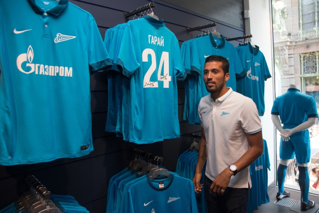 Презентация Эсекиэля Гарая, защитника ФК «Зенит»
