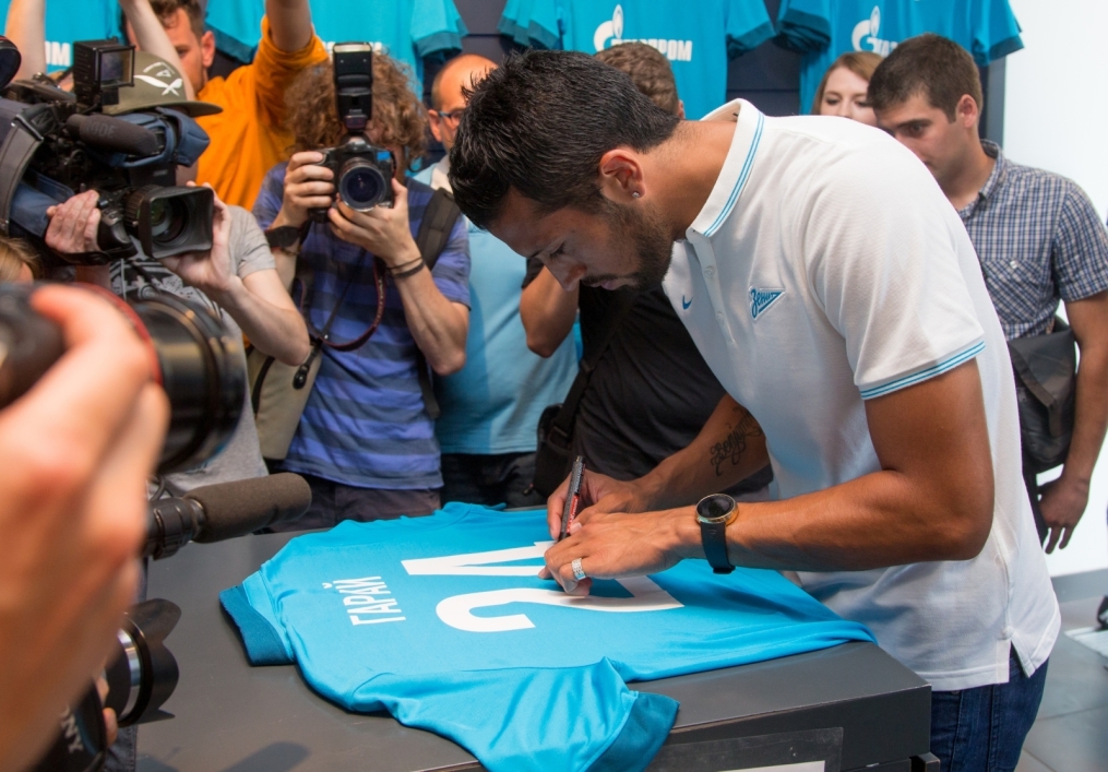 Презентация Эсекиэля Гарая, защитника ФК «Зенит»