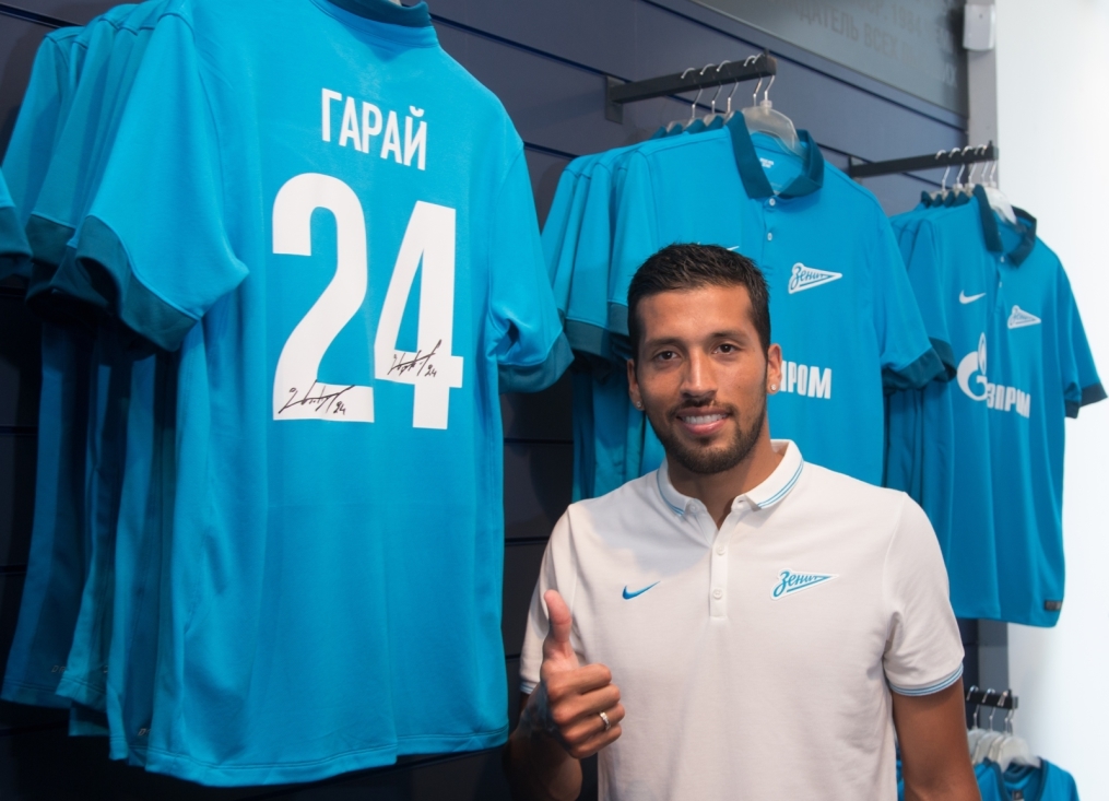 Презентация Эсекиэля Гарая, защитника ФК «Зенит»