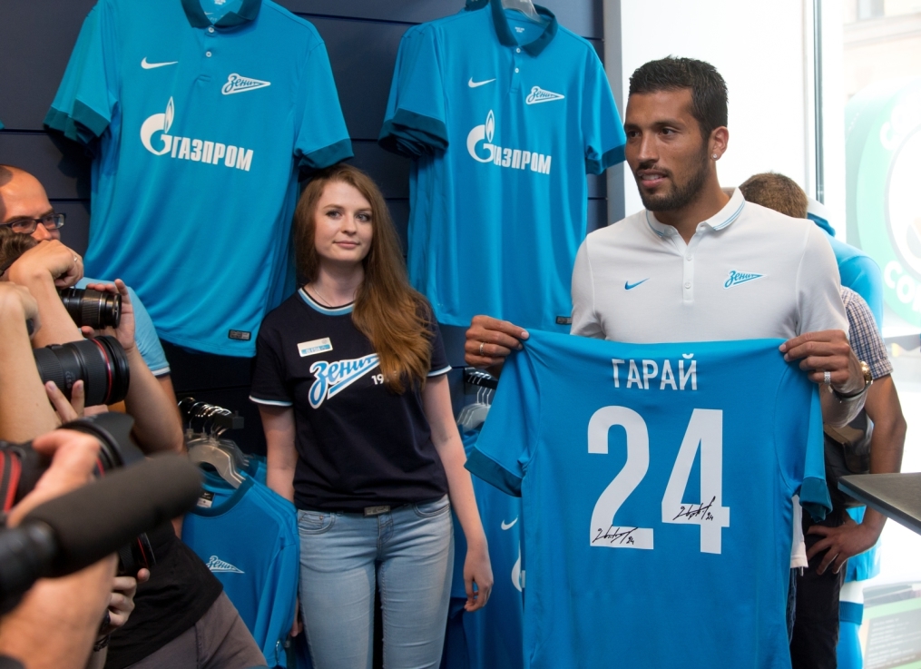 Презентация Эсекиэля Гарая, защитника ФК «Зенит»