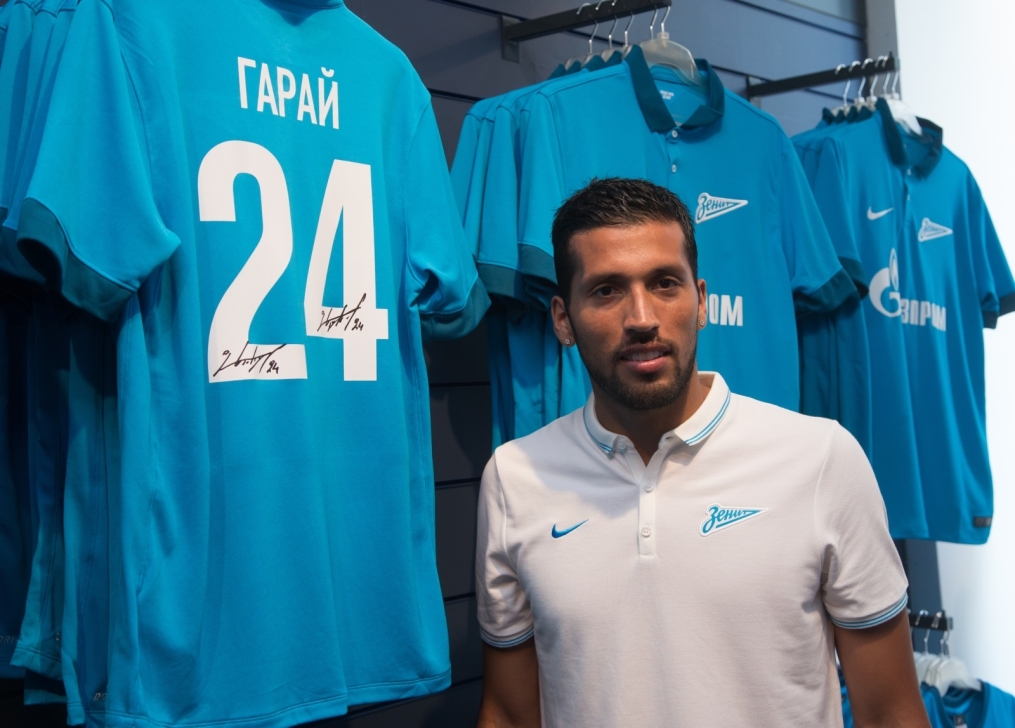 Презентация Эсекиэля Гарая, защитника ФК «Зенит»