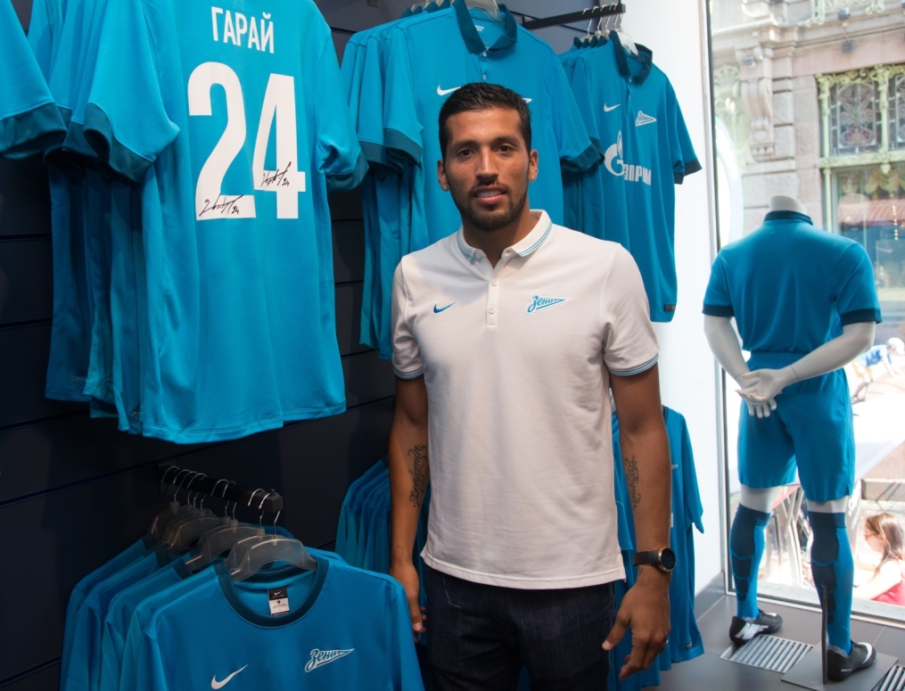 Презентация Эсекиэля Гарая, защитника ФК «Зенит»