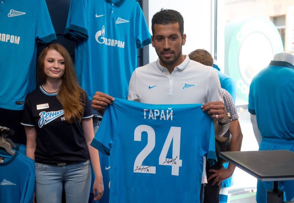 Презентация Эсекиэля Гарая, защитника ФК «Зенит»
