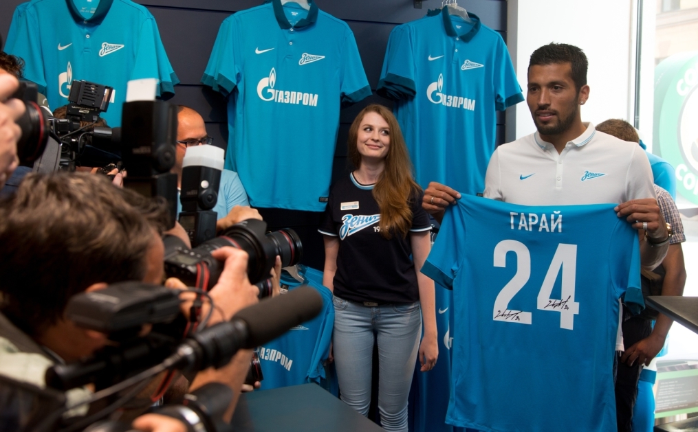 Презентация Эсекиэля Гарая, защитника ФК «Зенит»