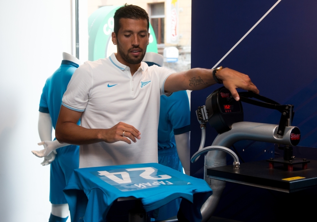 Презентация Эсекиэля Гарая, защитника ФК «Зенит»