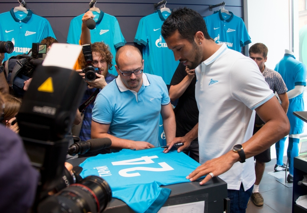 Презентация Эсекиэля Гарая, защитника ФК «Зенит»