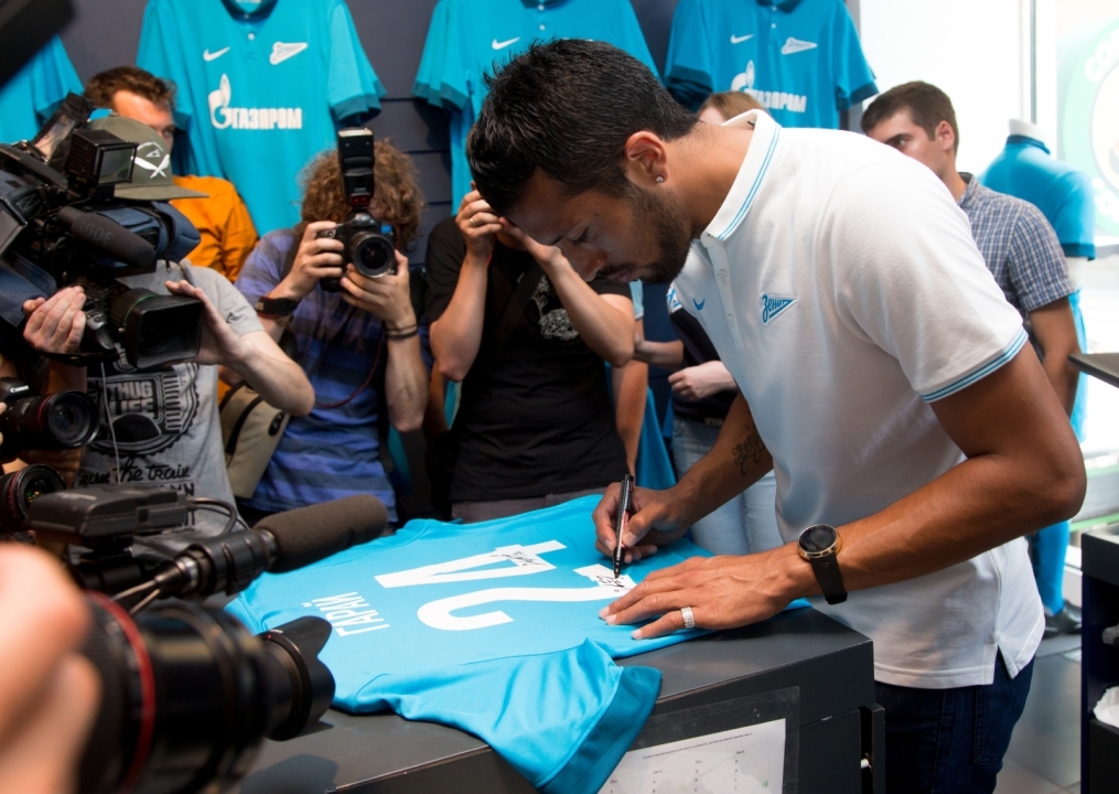 Презентация Эсекиэля Гарая, защитника ФК «Зенит»