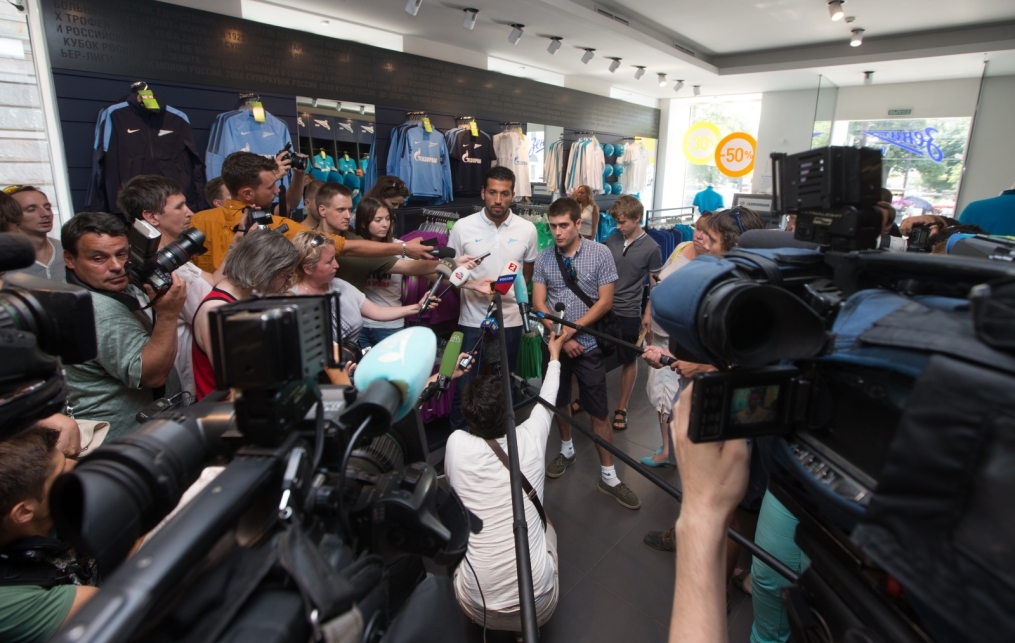 Презентация Эсекиэля Гарая, защитника ФК «Зенит»