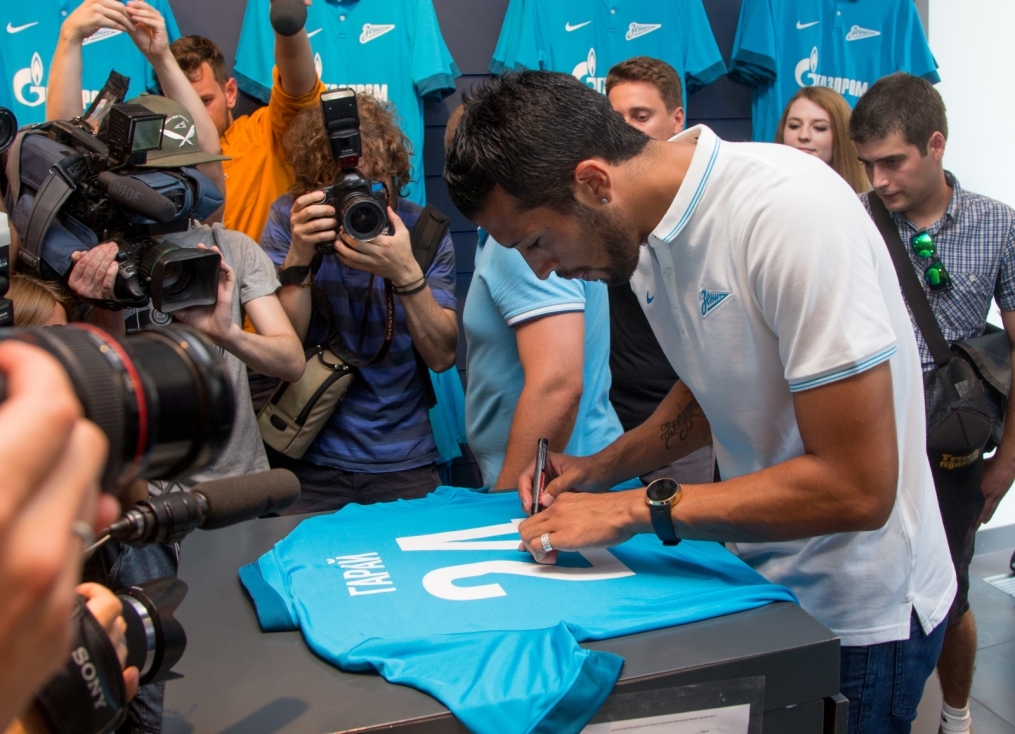 Презентация Эсекиэля Гарая, защитника ФК «Зенит»