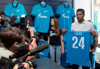 Презентация Эсекиэля Гарая, защитника ФК «Зенит»