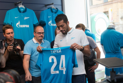 Презентация Эсекиэля Гарая, защитника ФК «Зенит»