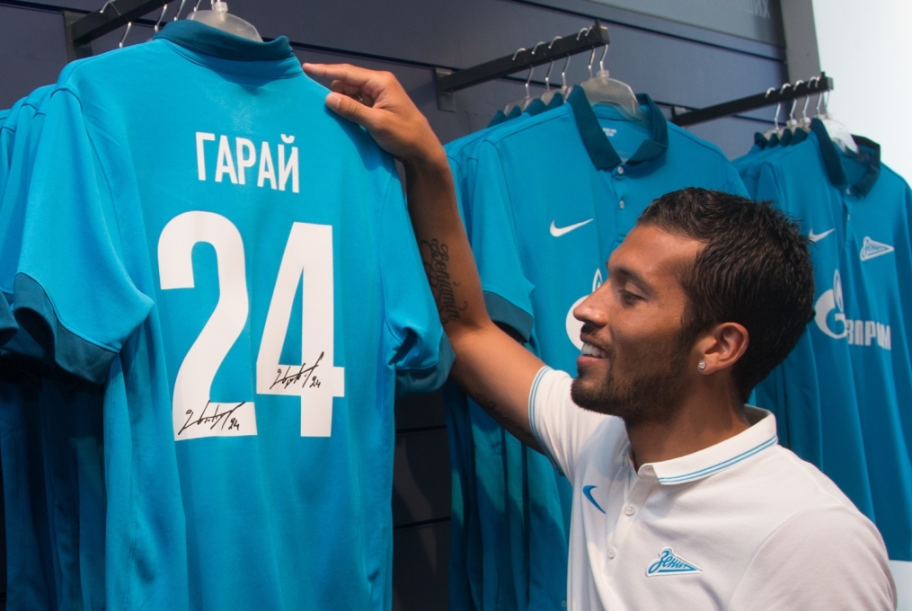 Презентация Эсекиэля Гарая, защитника ФК «Зенит»