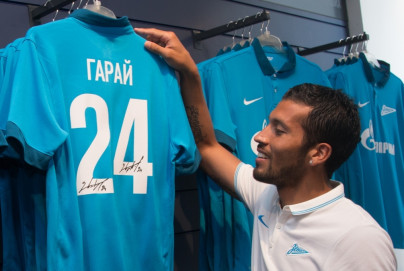 Презентация Эсекиэля Гарая, защитника ФК «Зенит»