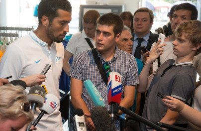 Презентация Эсекиэля Гарая, защитника ФК «Зенит»