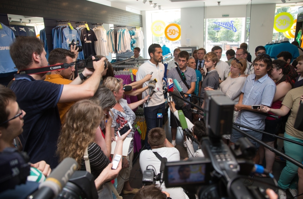 Презентация Эсекиэля Гарая, защитника ФК «Зенит»