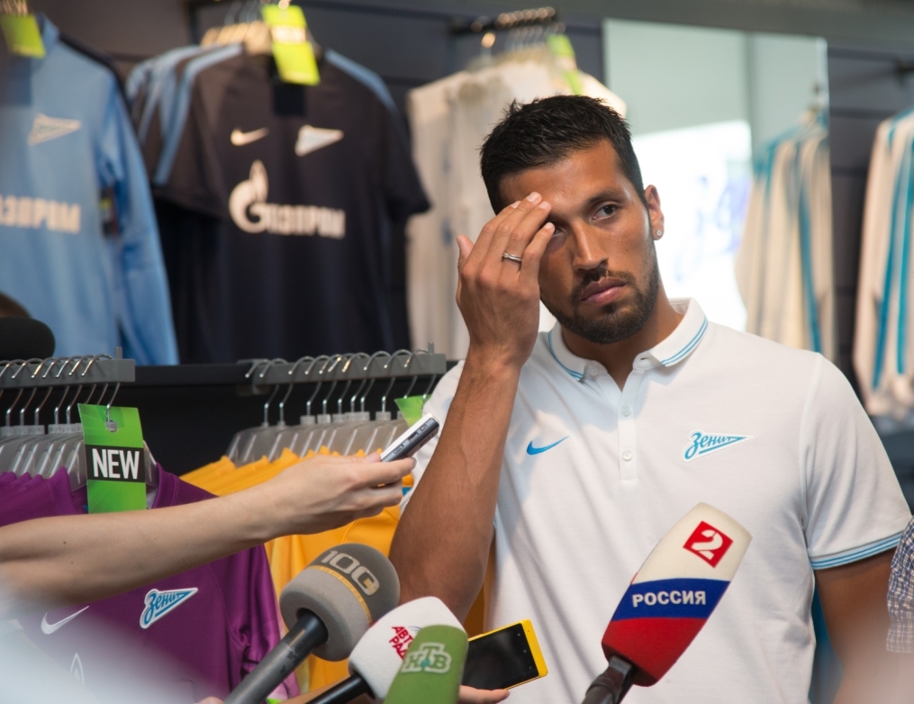 Презентация Эсекиэля Гарая, защитника ФК «Зенит»