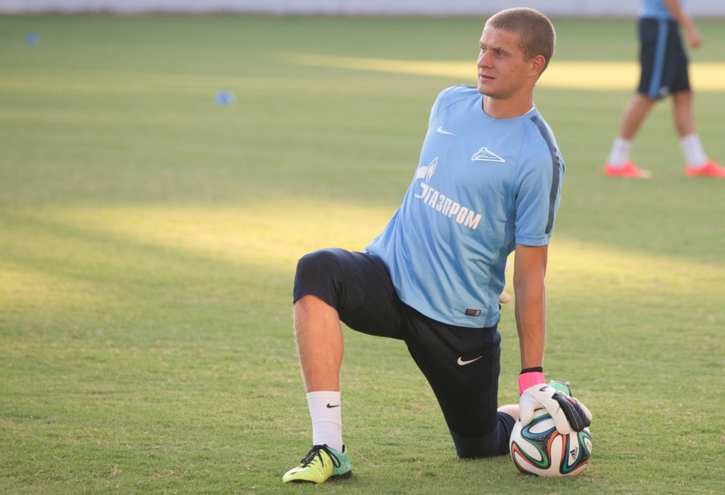 Тренировка «Зенита» перед матчем с АЕЛ