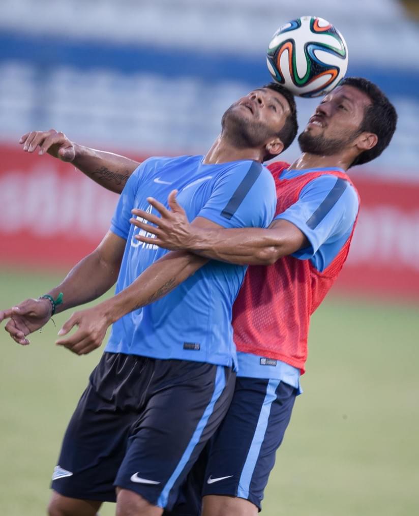 Тренировка «Зенита» перед матчем с АЕЛ