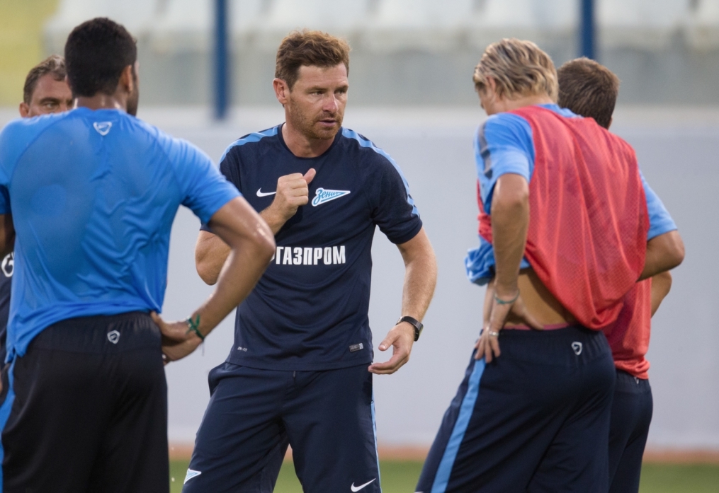 Тренировка «Зенита» перед матчем с АЕЛ