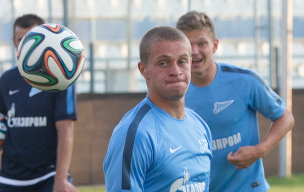 Тренировка «Зенита» перед матчем с АЕЛ