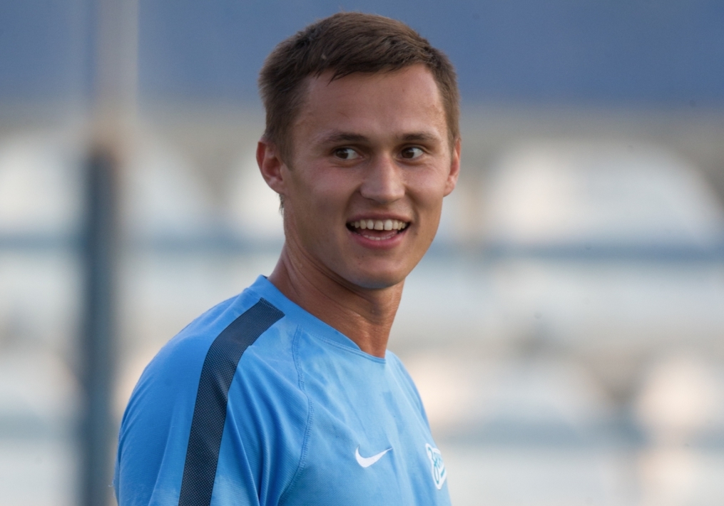 Тренировка «Зенита» перед матчем с АЕЛ