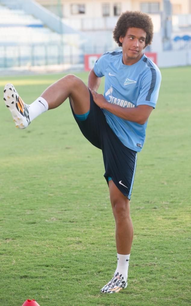 Тренировка «Зенита» перед матчем с АЕЛ