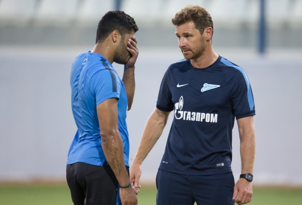 Тренировка «Зенита» перед матчем с АЕЛ