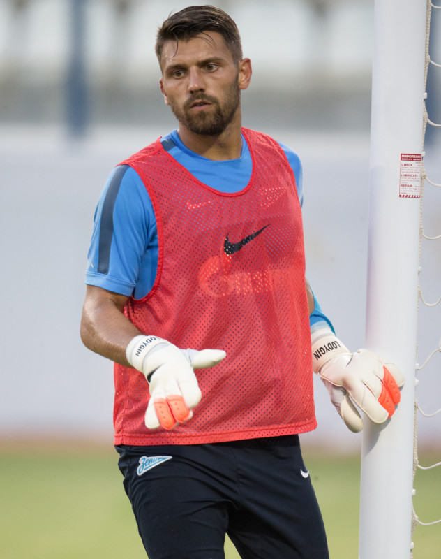 Тренировка «Зенита» перед матчем с АЕЛ