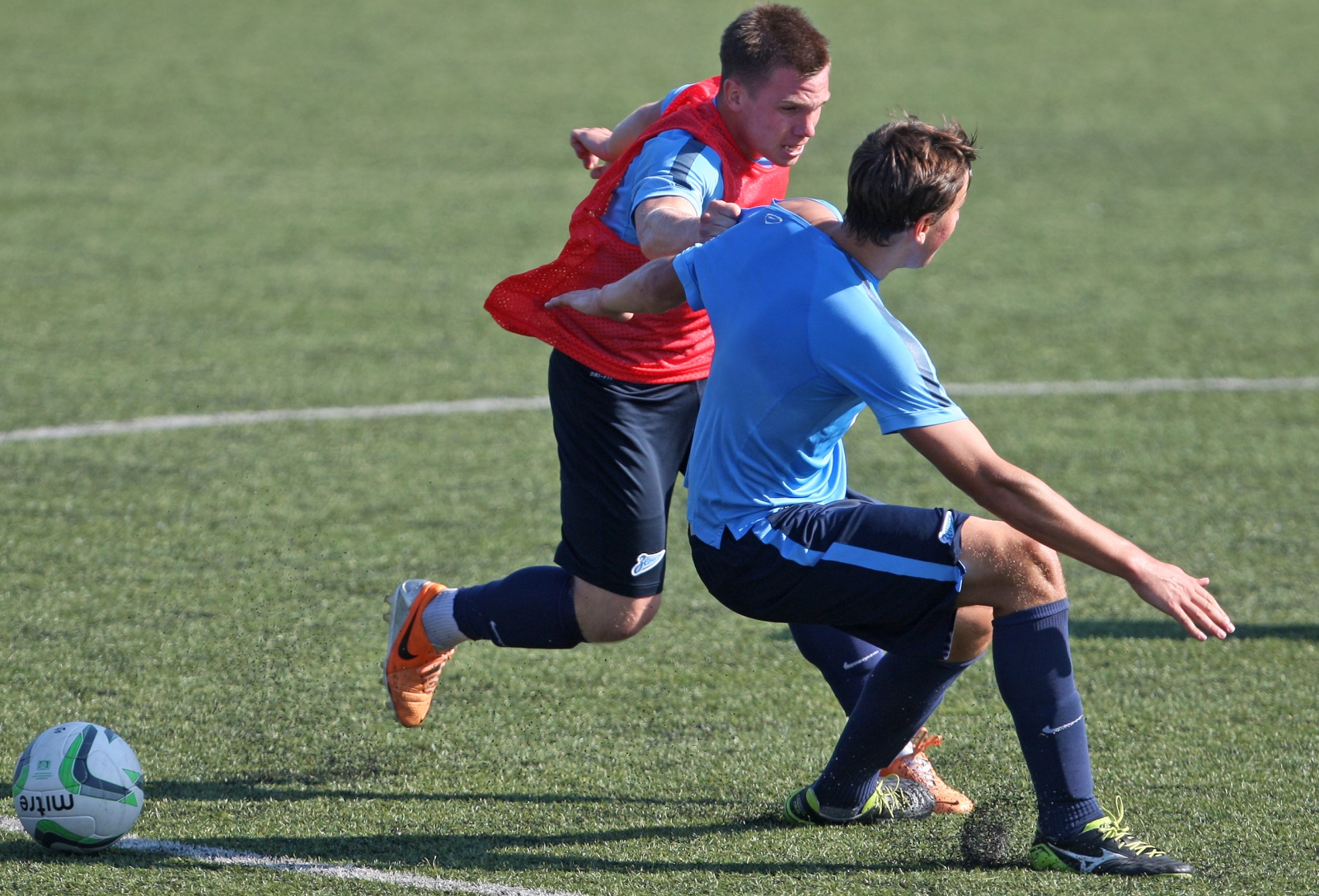 Тренировка «Зенита»-2 6 августа 2014 года