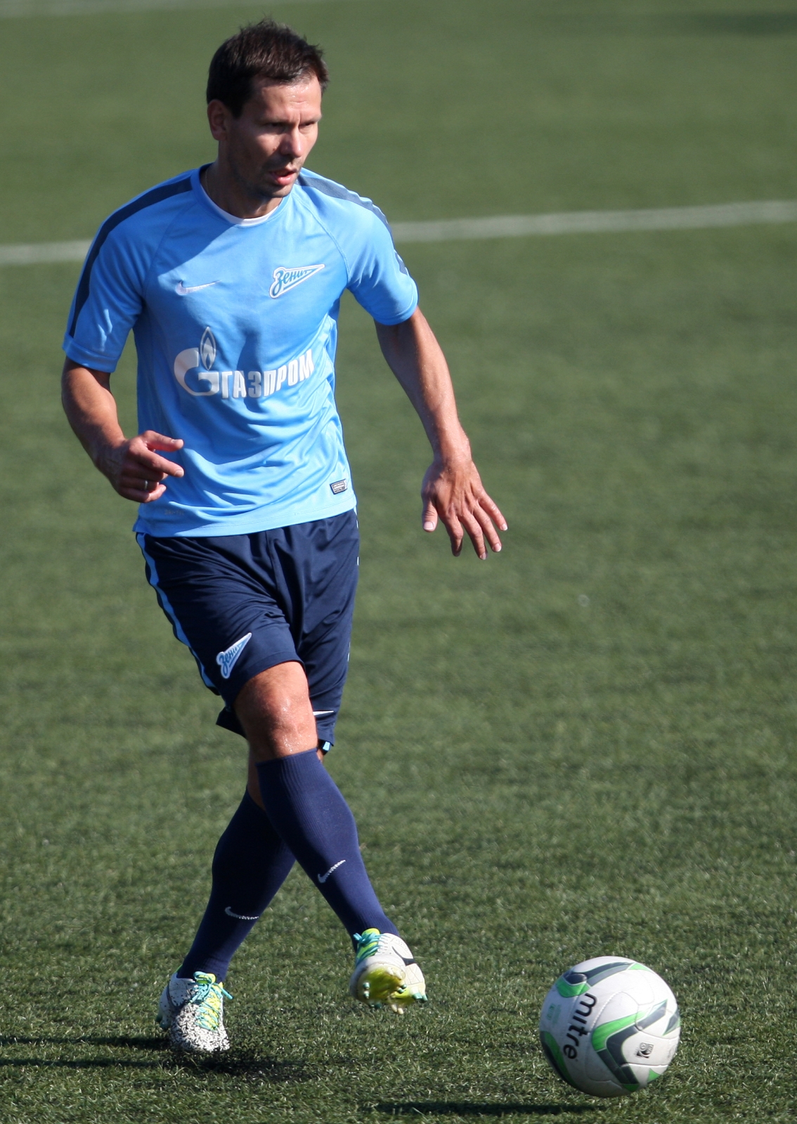 Тренировка «Зенита»-2 6 августа 2014 года