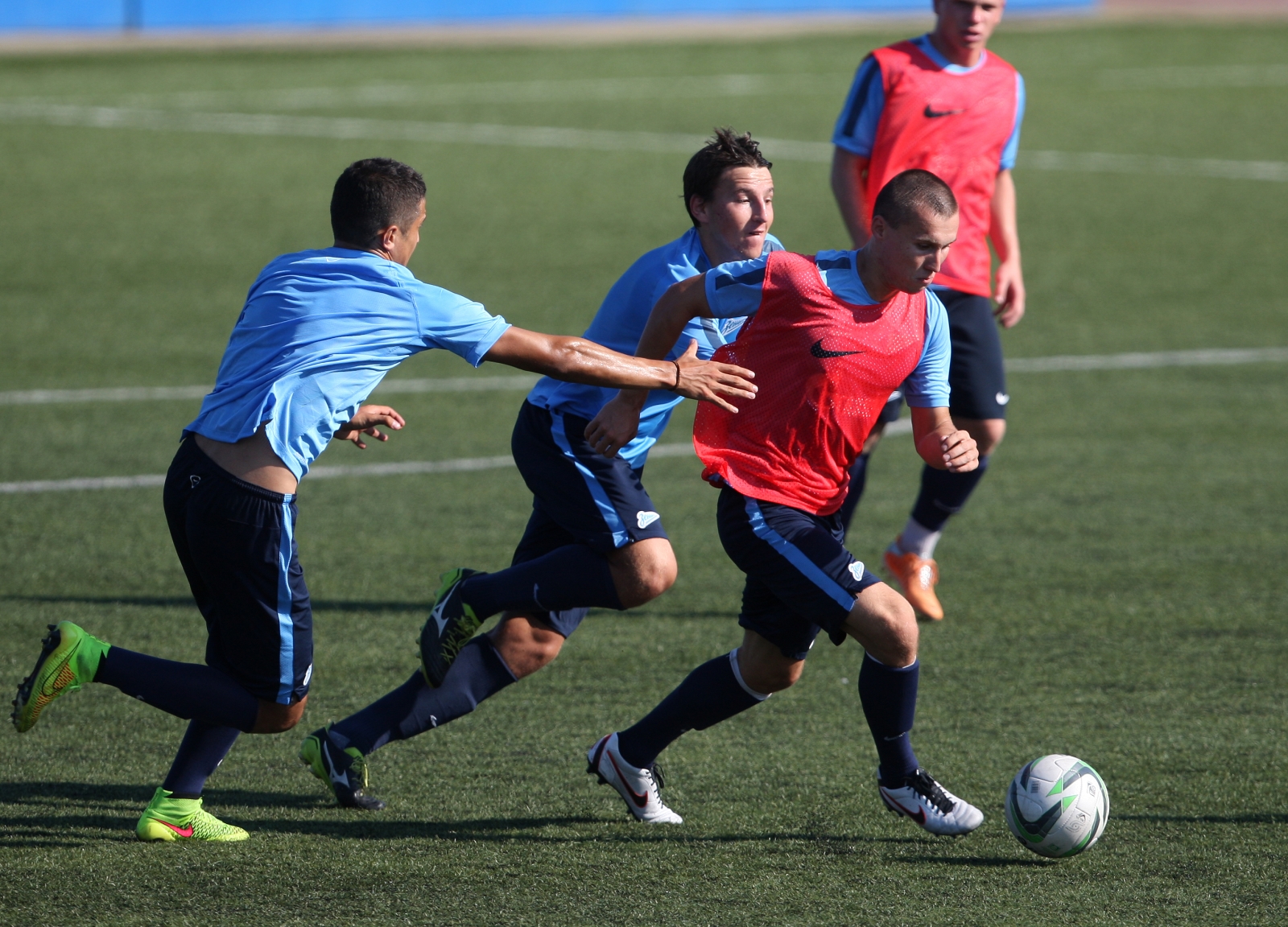 Тренировка «Зенита»-2 6 августа 2014 года