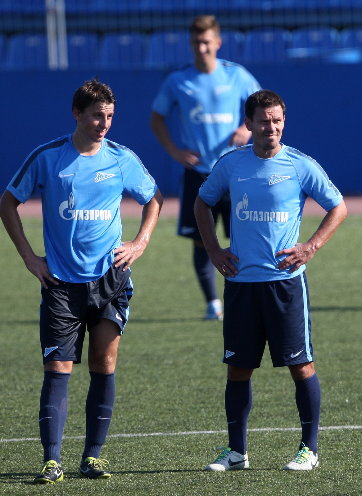 Тренировка «Зенита»-2 6 августа 2014 года