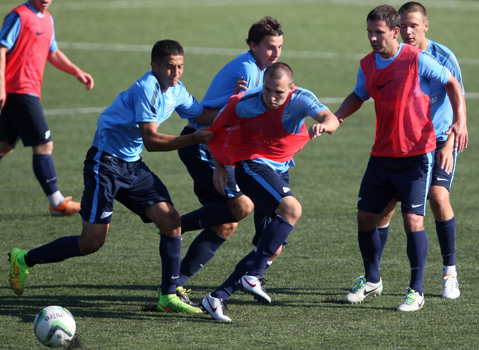 Тренировка «Зенита»-2 6 августа 2014 года