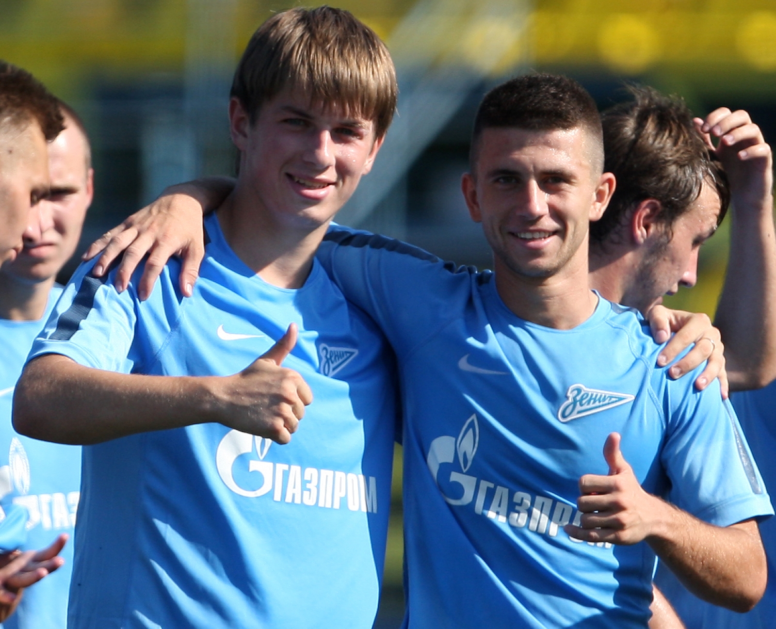 Тренировка «Зенита»-2 6 августа 2014 года