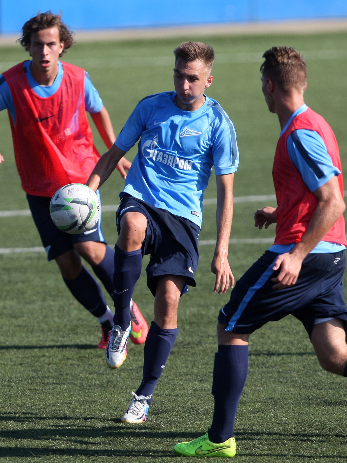 Тренировка «Зенита»-2 6 августа 2014 года