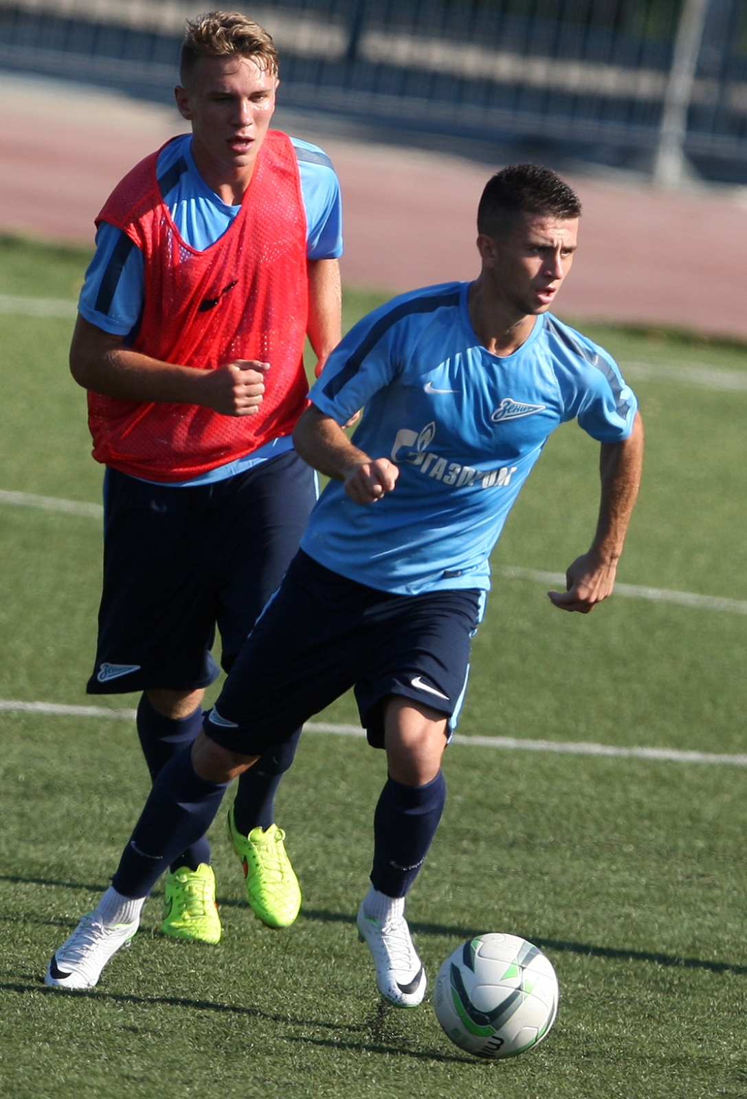 Тренировка «Зенита»-2 6 августа 2014 года