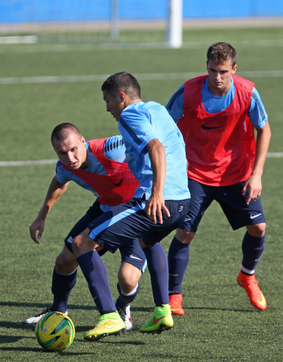 Тренировка «Зенита»-2 6 августа 2014 года