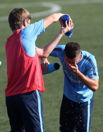 Тренировка «Зенита»-2 6 августа 2014 года