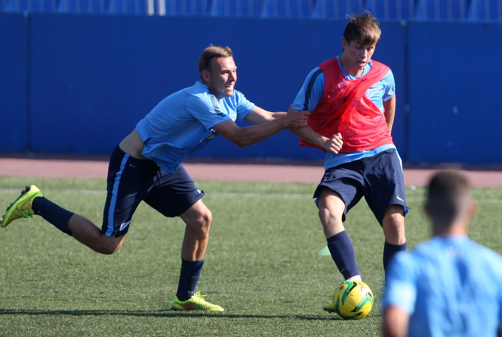 Тренировка «Зенита»-2 6 августа 2014 года