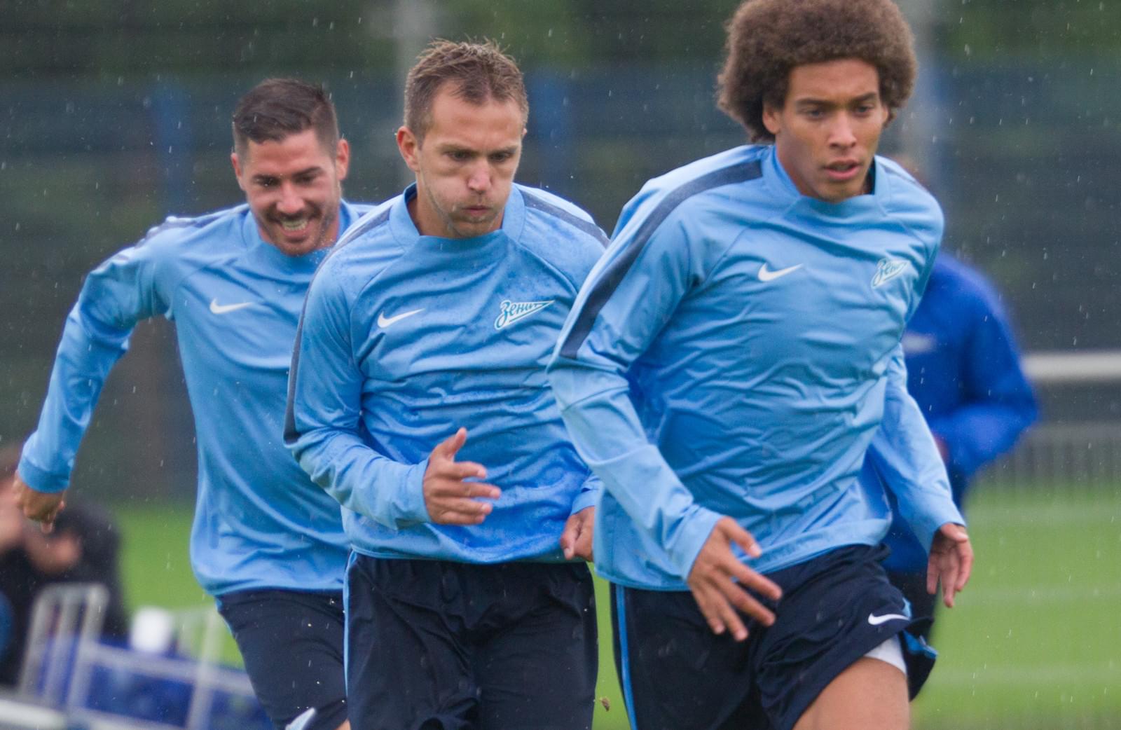 Открытая тренировка «Зенита» перед матчем Лиги Чемпионов УЕФА, «Зенит»-«Стандард»