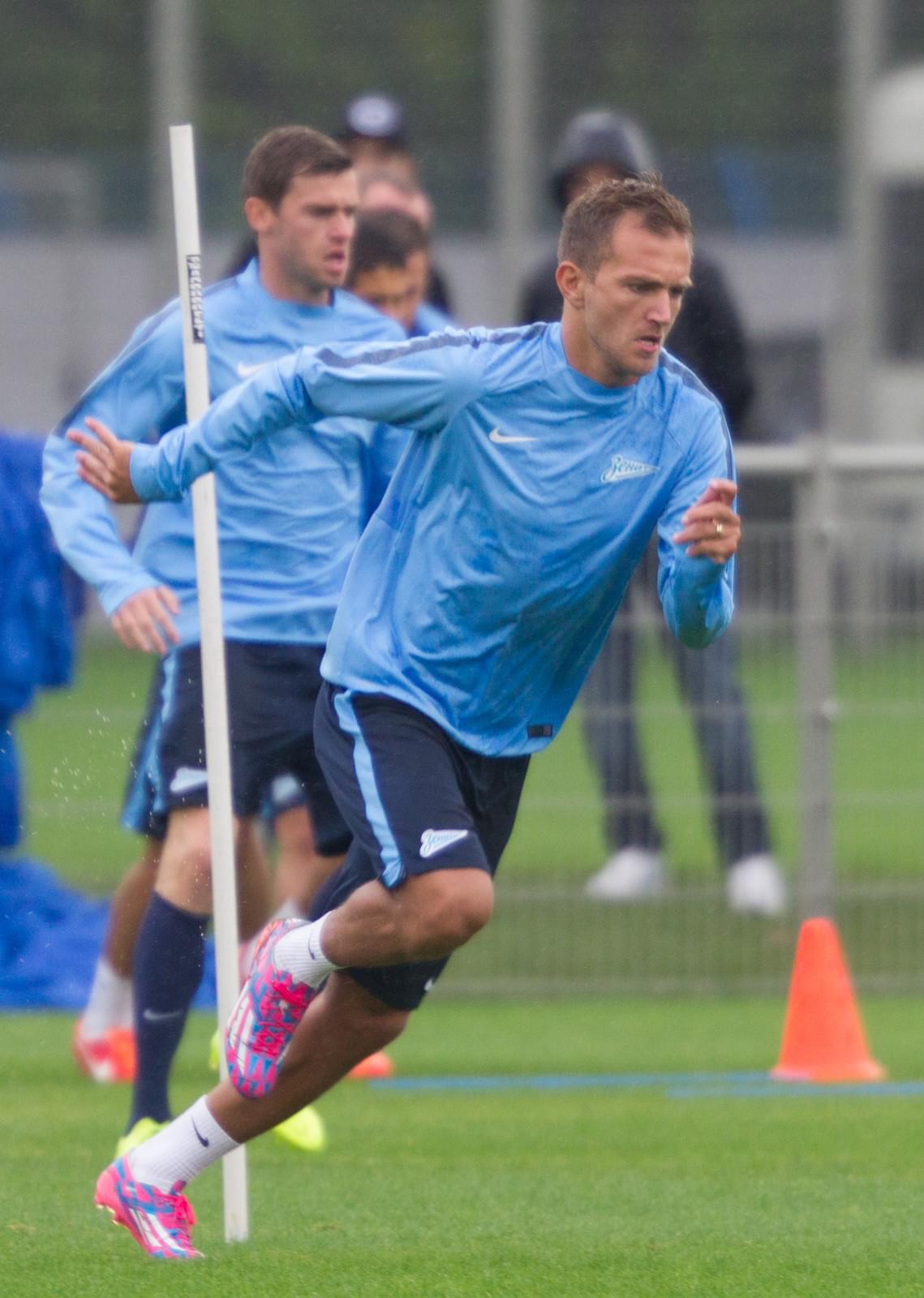 Открытая тренировка «Зенита» перед матчем Лиги Чемпионов УЕФА, «Зенит»-«Стандард»