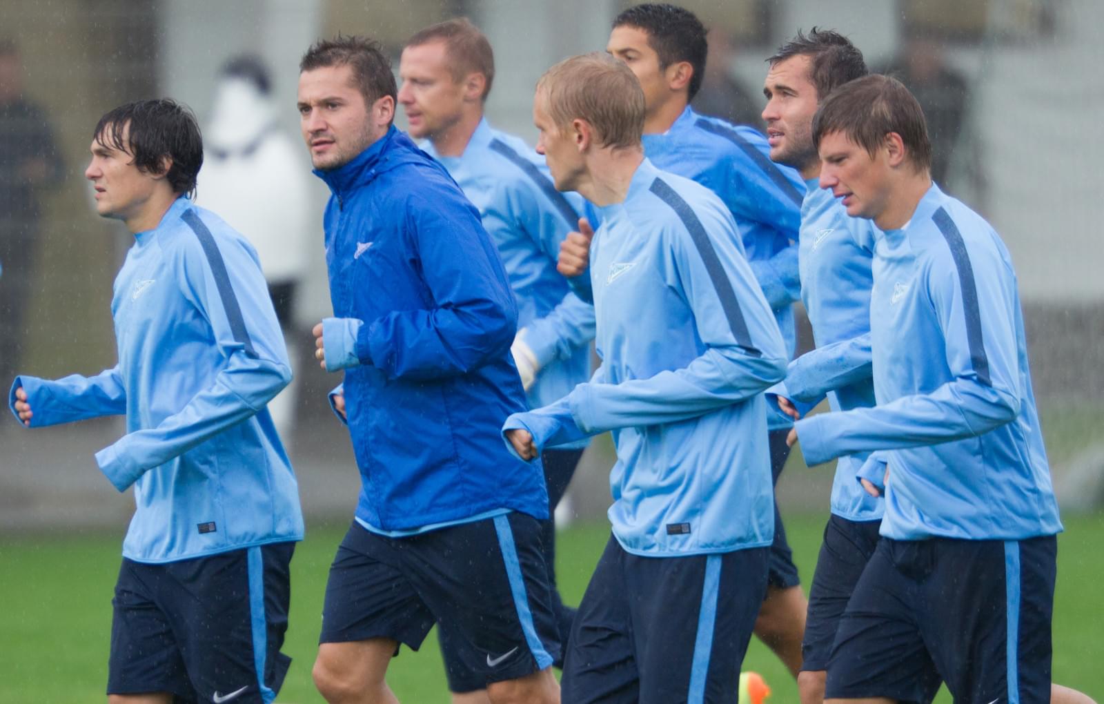 Открытая тренировка «Зенита» перед матчем Лиги Чемпионов УЕФА, «Зенит»-«Стандард»