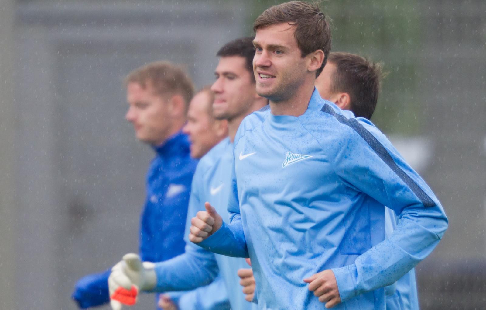 Открытая тренировка «Зенита» перед матчем Лиги Чемпионов УЕФА, «Зенит»-«Стандард»