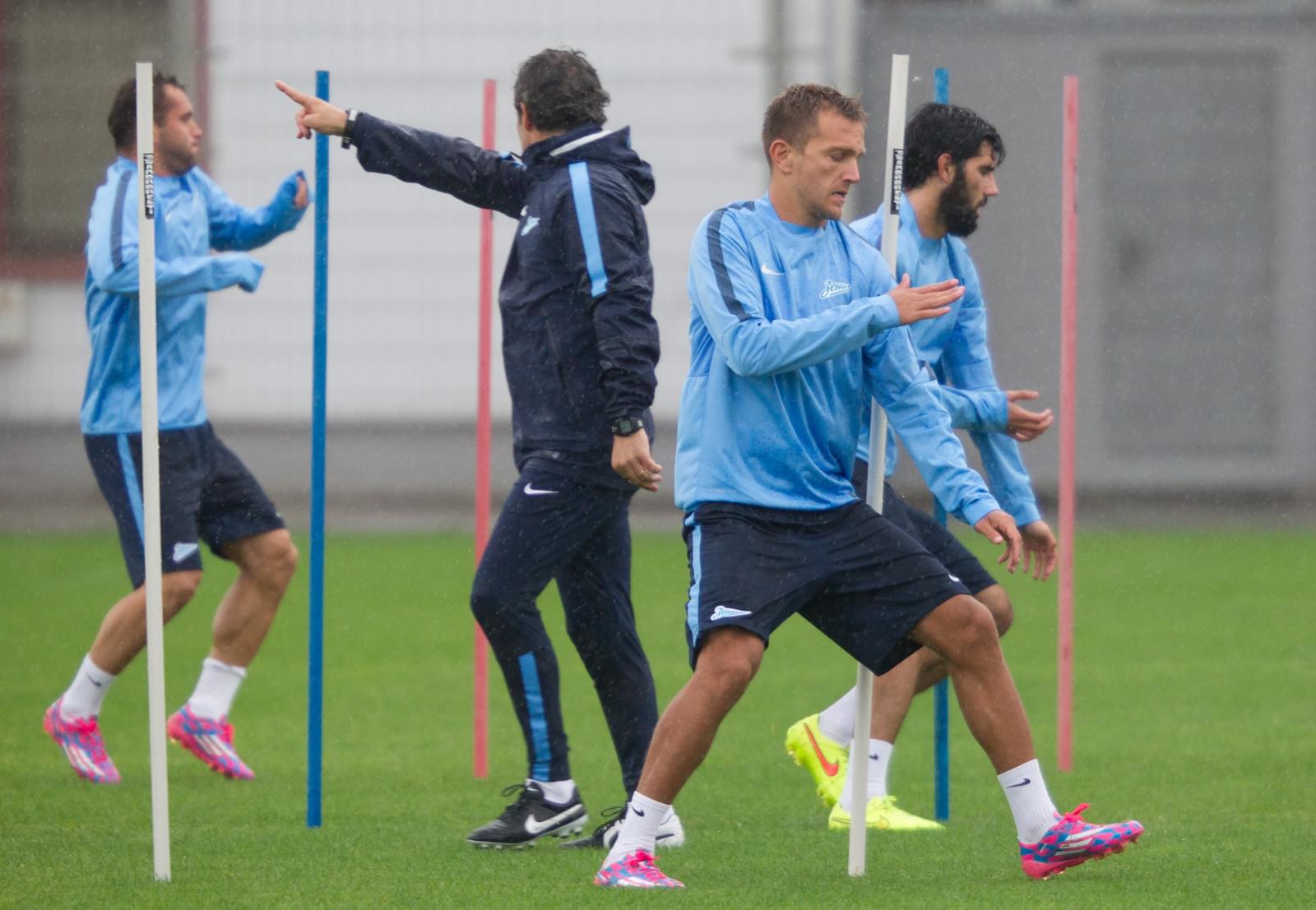 Открытая тренировка «Зенита» перед матчем Лиги Чемпионов УЕФА, «Зенит»-«Стандард»