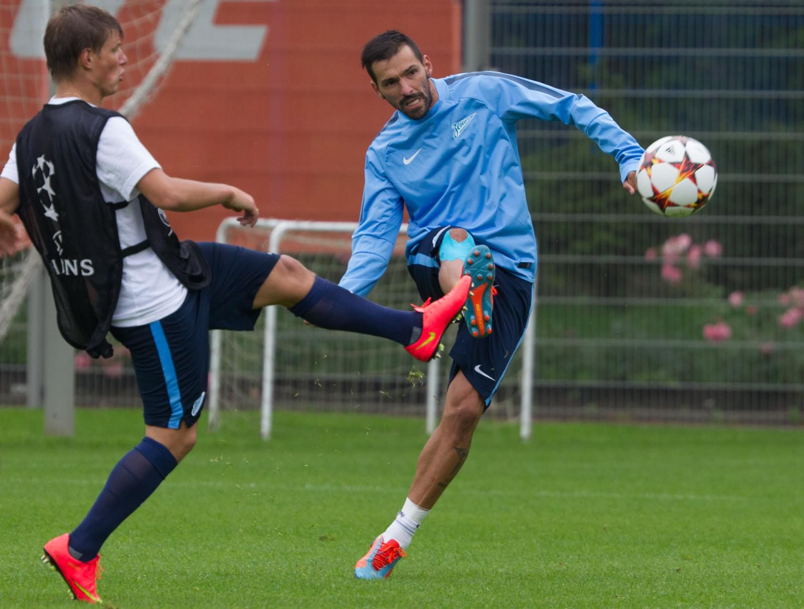 Открытая тренировка «Зенита» перед матчем Лиги Чемпионов УЕФА, «Зенит»-«Стандард»