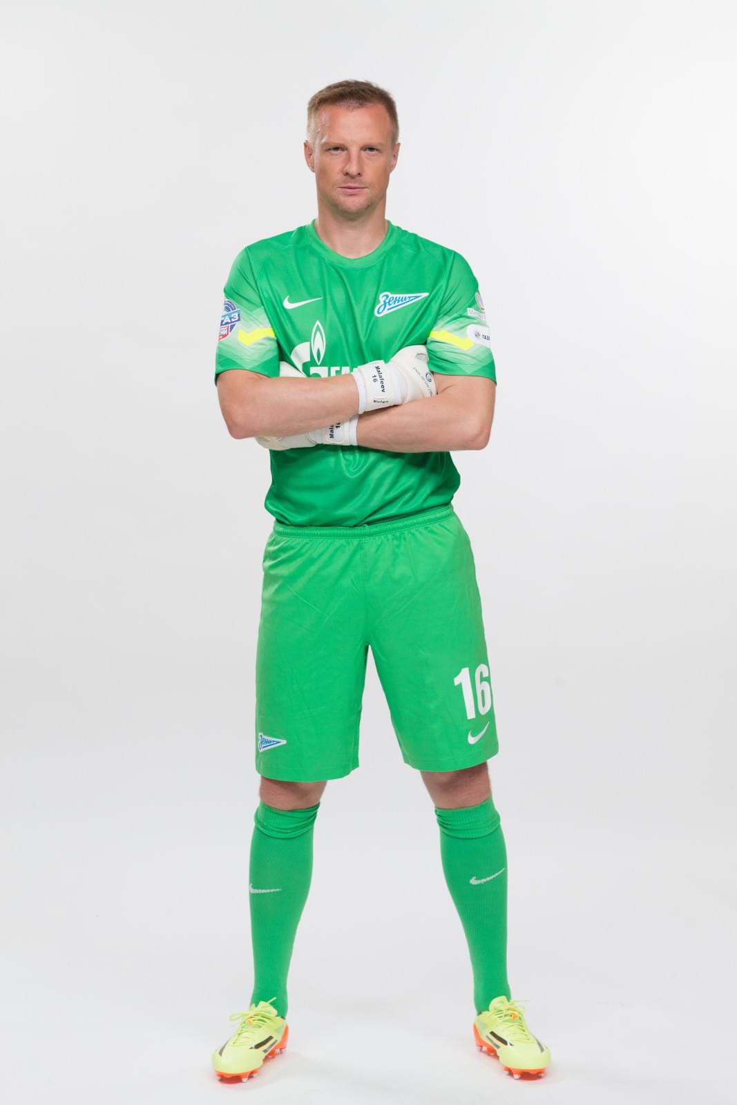 Фотосессия футболистов и тренеров основного состава ФК «Зенит» сезона 2014/2015