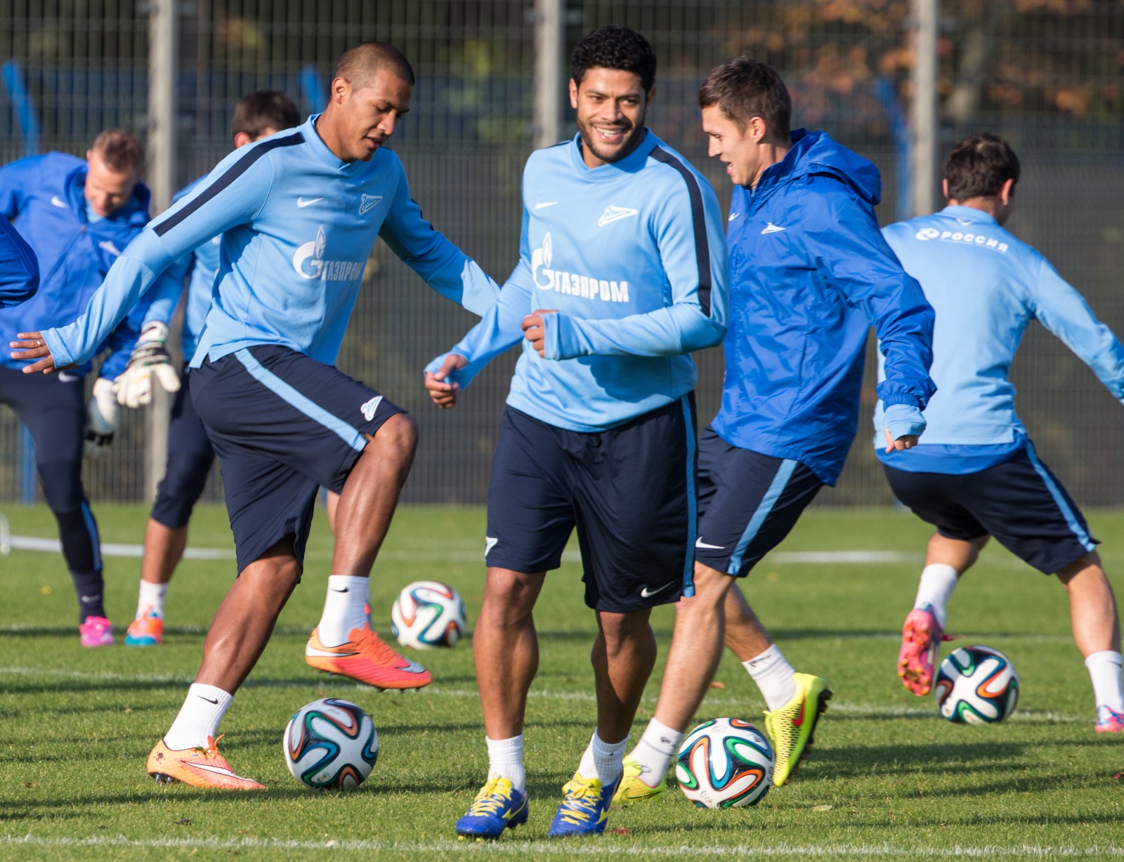 Открытая тренировка «Зенита» перед матчем со «Спартаком»